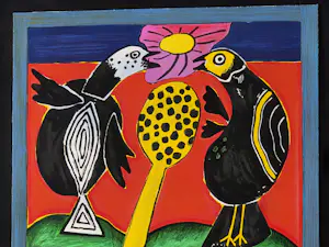 Corneille - Oiseaux en fete II - Venus - Gesigneerd - 2001 kopen? Bied vanaf 620!