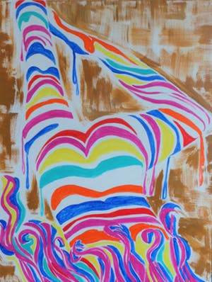 Elena Polyakova - Liggend in het zand kopen? Bied vanaf 135!