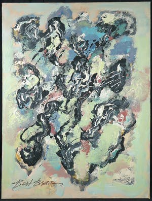 Bert Braam - Acryl op doek, Zonder titel kopen? Bied vanaf 50!