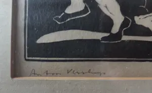 Anton Versluijs - Twee figuren. Mogelijk Don Quichote. 1936.. kaufen? Bieten Sie von 49!