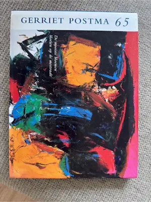 Gerriet Postma - Abstracte compositie, olieverf op doek kopen? Bied vanaf 1200!