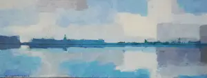 Willem Visser - Landschap in Friesland kaufen? Bieten Sie von 45!