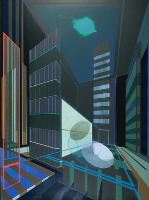 Ton Orth - Zeefdruk, Abstracte geometrische compositie kopen? Bied vanaf 35!