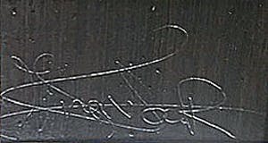 Ina van Toor - Gemengde techniek, Randfiguur - Ingelijst kopen? Bied vanaf 40!