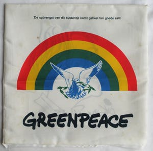 Dik Bruynesteyn - Karikatuur tekening t.b.v. Greenpeace – gesigneerd - 1983 kopen? Bied vanaf 1!