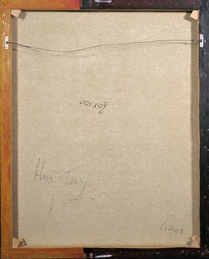 Han Teng - Acryl op Doek, Zonder titel, (Groot) kopen? Bied vanaf 50!