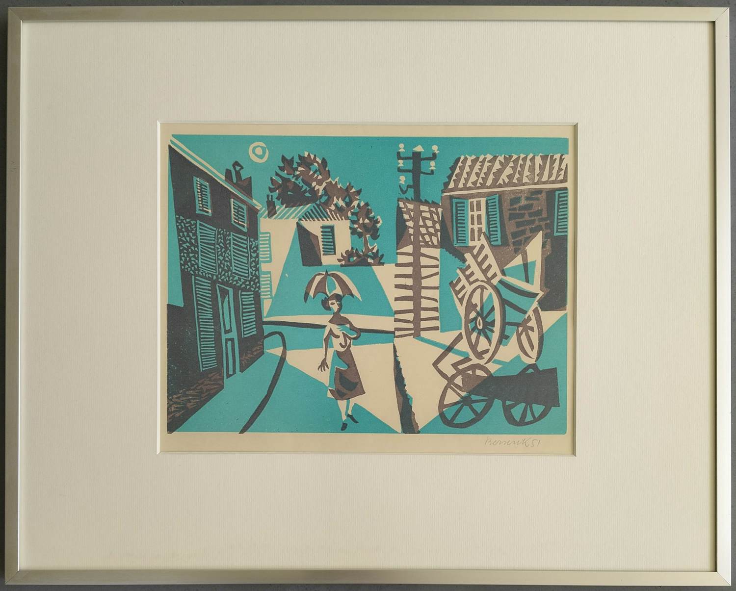 Herman Berserik - Herman Berserik - gesigneerde litho kopen? Bied vanaf 99!