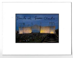 Christo - TWEE pk in afzonderlijke passe partout; handgesigneerd kopen? Bied vanaf 35!