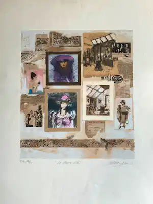 Enric Adsera Riba - La dame lila verkocht voor € 40!