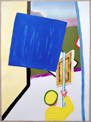 Roger Raveel - De schilderijenoptocht van 1978 te Machelen-aan-de-Leie, litho kopen? Bied vanaf 1495!