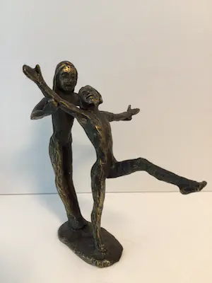 Astrid Veldhuyzen-Koppen - Sculptuur “ Beweging in emotie “. Zeldzaam kopen? Bied vanaf 1!