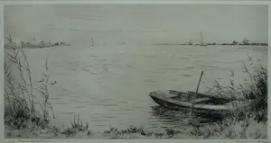 AcheterJohan Hemkes - Ets , De Houkesleat (Houkesloot) in Friesland - 1959? Enchérissez de 1!