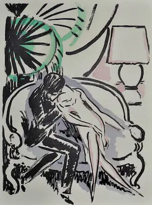 Kees van Dongen - Pochoir uit La Garconne 1925 kopen? Bied vanaf 199!