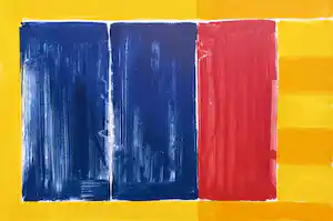 Adine Engelman - Abstracte compositie, monotype (unica) verkauft für € 70!