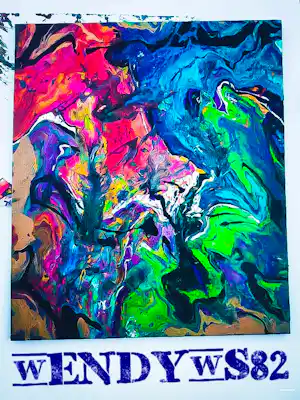 Buy Onbekend - The colorful demon? Bid from 20!