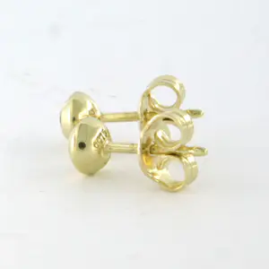 14k geel gouden oorknoppen bezet met briljant geslepen diamant tot. 0.12ct kopen? Bied vanaf 165!