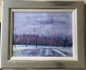 Theo Onnes - Winters landschap kopen? Bied vanaf 120!