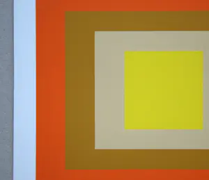 Josef Albers - Homage to the Square - Yes Sir - Zeefdruk in 4 kleuren - 1971 kopen? Bied vanaf 120!