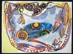 Anton Vrede - Litho, Zie - Zoo kopen? Bied vanaf 1!