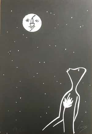 Francky Cane - Gesigneerde linodruk - 1993 - 69/250 verkocht voor € 55!