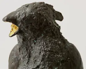 Aat Veldhoen - Bronzen sculptuur: 'Vogelvrouw' kopen? Bied vanaf 2950!