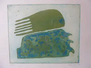 Lily Corver - Ets en aquatint, Zonder titel - Ingelijst kopen? Bied vanaf 30!