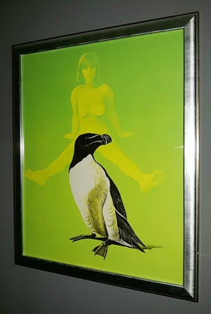 Mel Ramos - Annie and the Auk, litho (mooi ingelijst) kopen? Bied vanaf 795!