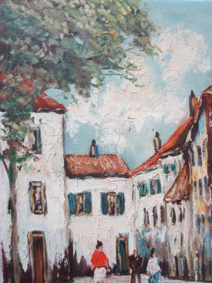 Jan van Vlaardingen - Stadsgezicht kopen? Bied vanaf 95!