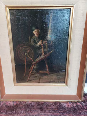 Grada Hermina Marius - Vouw aan het spinnewiel. kopen? Bied vanaf 100!