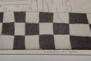 Henriette van Egten - z.t - 74/75 - 1974 - ets op papier - BKR Zwolle kopen? Bied vanaf 20!