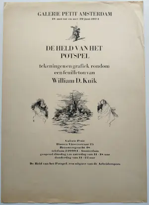 Dirkje Kuik - Affiche Galerie Petit De Held van het Potspel kopen? Bied vanaf 20!