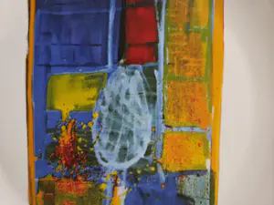 Arty Grimm - Twee porseleinen kunstborden. kopen? Bied vanaf 39!