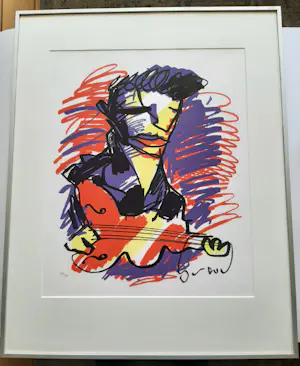 Herman Brood - Zeefdruk - Elvis kopen? Bied vanaf 275!