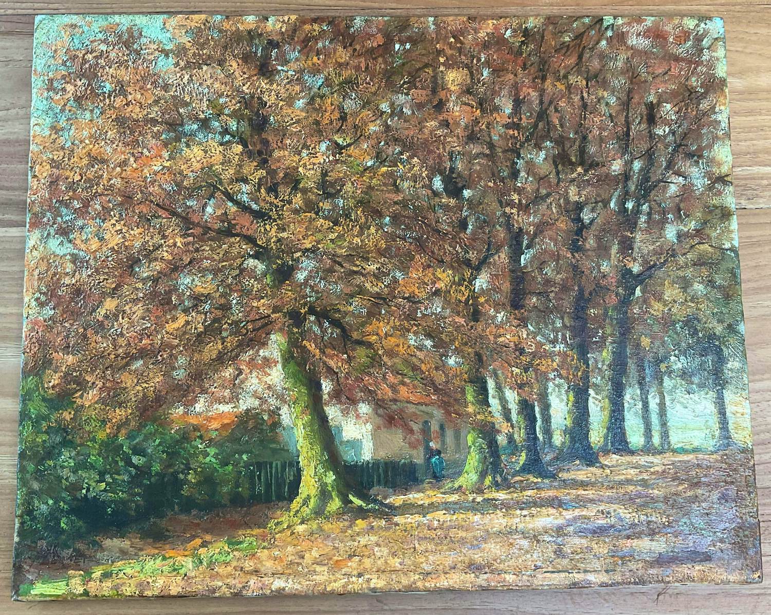 Onbekend - Bomenlaan in de herfst. kopen? Bied vanaf 20!