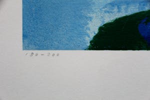 Gerrit Benner - zeefdruk: landschap: 1982 kopen? Bied vanaf 3500!