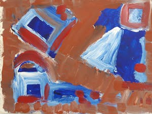 Wim Izaks - Gemengde techniek op stevig papier - Gesigneerd !!! kopen? Bied vanaf 90!