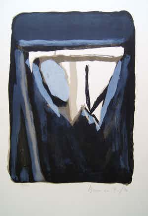 Bram van Velde - 7 kleuren litho - MP112 - 1973. verkocht voor € 265!