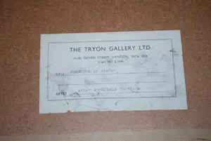 Archibald Thorburn - Houtsnip in de winter - oplage 159/500 - fraai ingelijst - incl. boek! kopen? Bied vanaf 50!