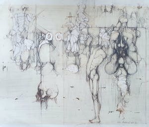Frans van Bommel - Tekening (1968) kopen? Bied vanaf 45!