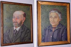 Antoinette van Hoytema - Joodse vrouw met pendant mansportret - museale kwaliteit verkocht voor € 495!