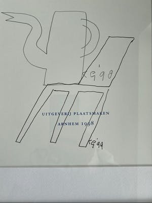 Klaas Gubbels - Tekening kopen? Bied vanaf 125!