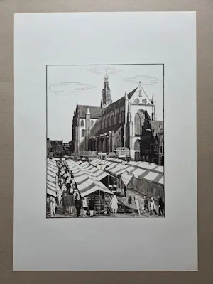 Poppe Damave - 16 x Haarlem in portfolio. Diverse kunstenaars. kopen? Bied vanaf 119!