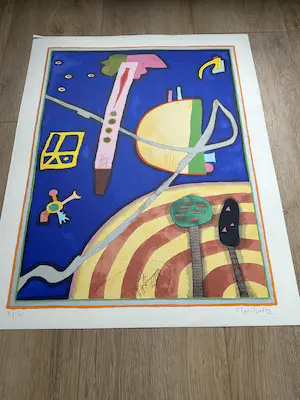 Martin Bradley - Composition au ciel bleu kopen? Bied vanaf 15!
