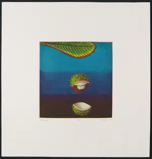 Joop Vegter - Mezzotint, Vallende kastanje kopen? Bied vanaf 60!
