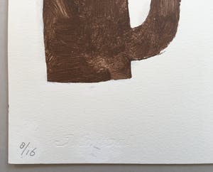 Klaas Gubbels - sjabloondruk 'Stilleven in Bruin en Zwart’ - 2006 - oplage 16 ex. kopen? Bied vanaf 285!