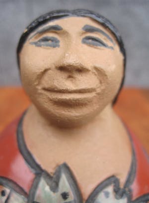 Niet of onleesbaar gesigneerd - Vis verkoopster kopen? Bied vanaf 10!