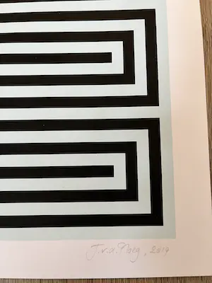 Jan van der Ploeg - Hand gesigneerde kleuren zeefdruk kopen? Bied vanaf 115!