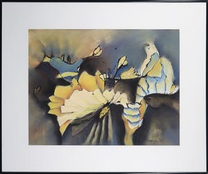 Saniye Bildircin-Saglambilek - Pastelkrijt, Zonder titel I - Ingelijst kopen? Bied vanaf 50!