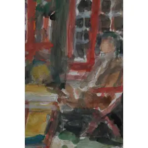 Albert De Deken - Op het terras. kopen? Bied vanaf 245!