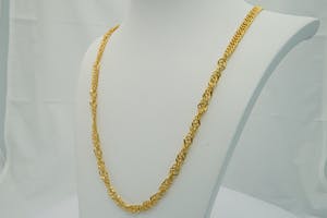 2521 - Bijzonder 18 karaats geel-gouden "Tarate" collier -unisex- Lang formaat! kopen? Bied vanaf 950!
